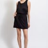 Butter Soft Half Hip Sleeveless Romper Dress in Black - Fashion Are Us