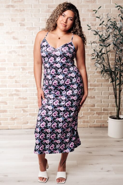 Brooklyn Bodycon Dress in Floral - Fashion Are Us